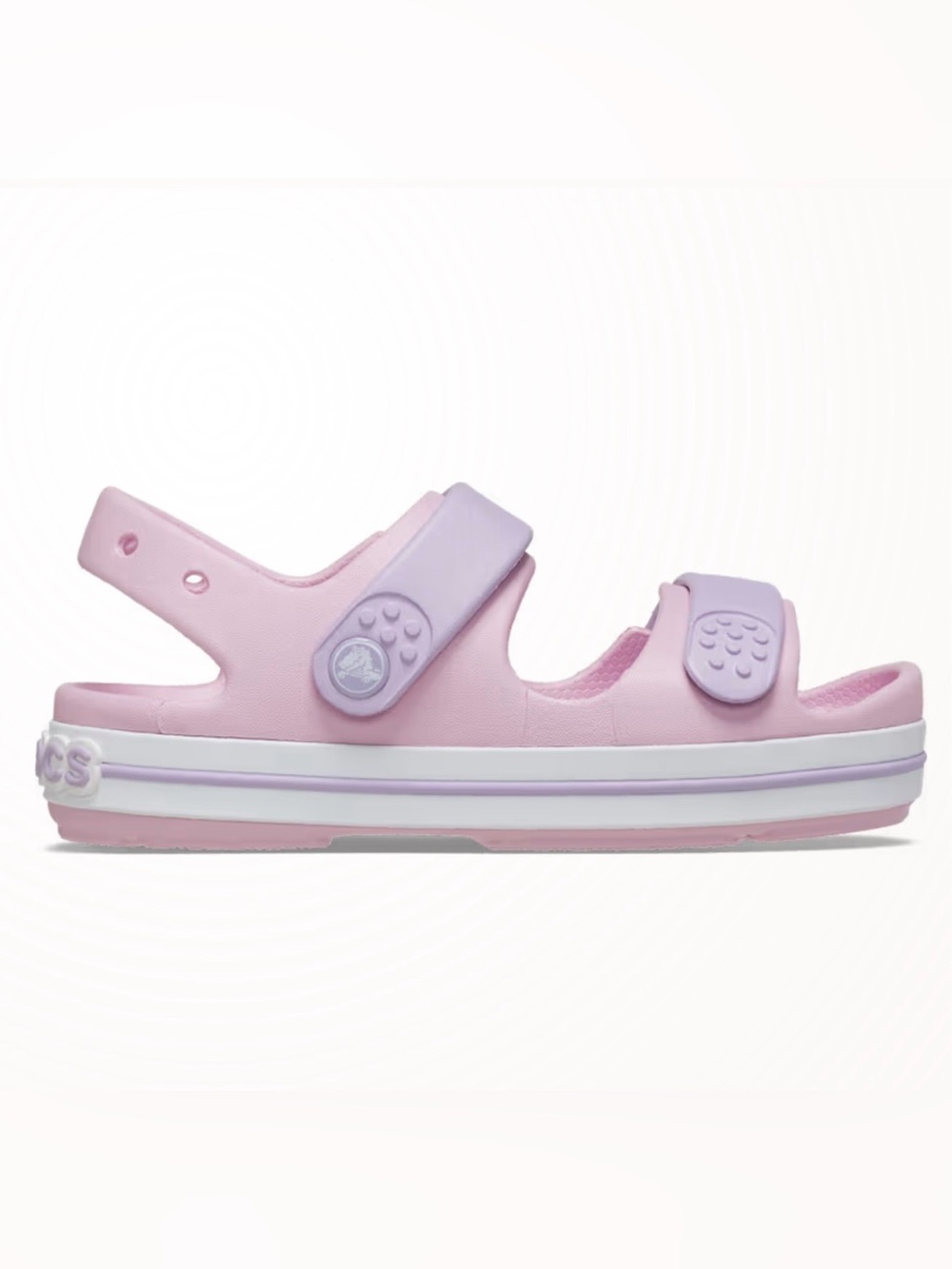 CROCS Kids Pink Crocband Cruiser Sandal